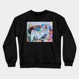 Lounge Lizard, Wall Art, Pillow Crewneck Sweatshirt